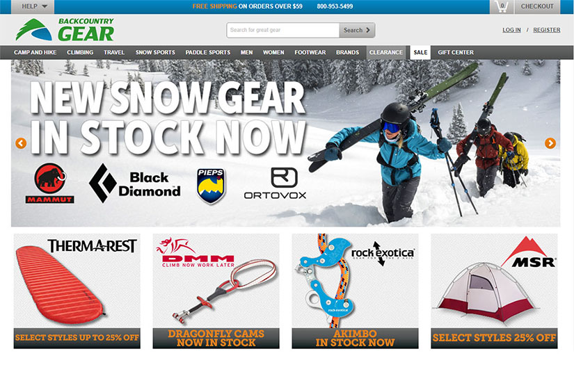 BackCountry Gear screenshot 1